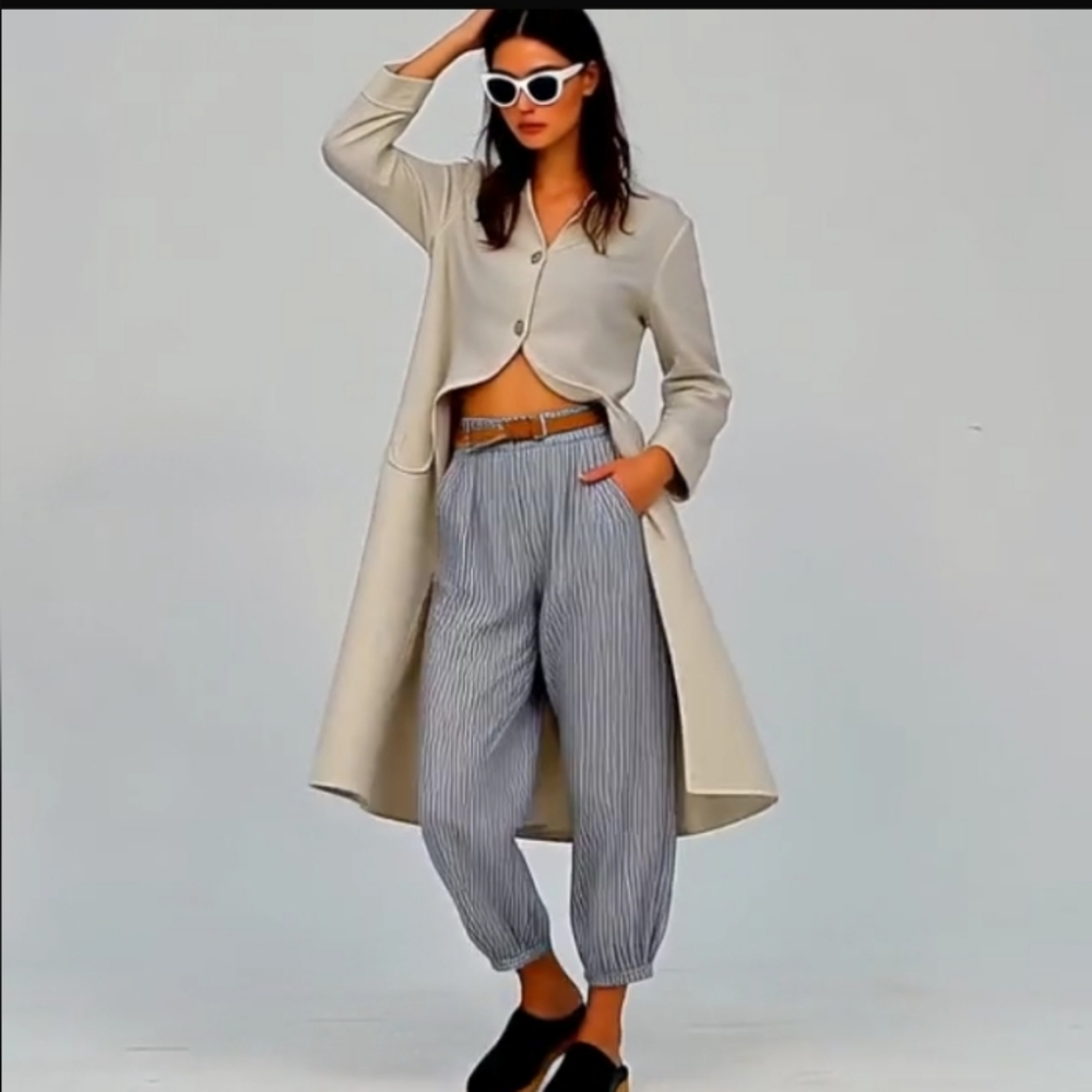 Zara High Waist Chinos